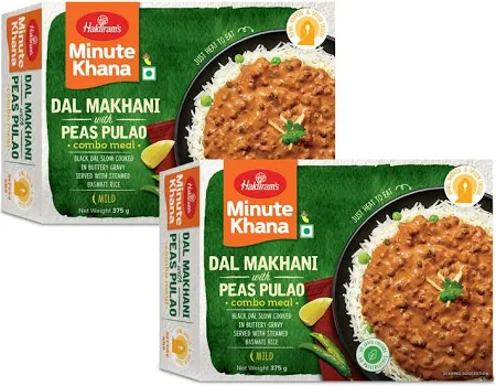 Haldiram's Dal Makhani with Peas Pulao